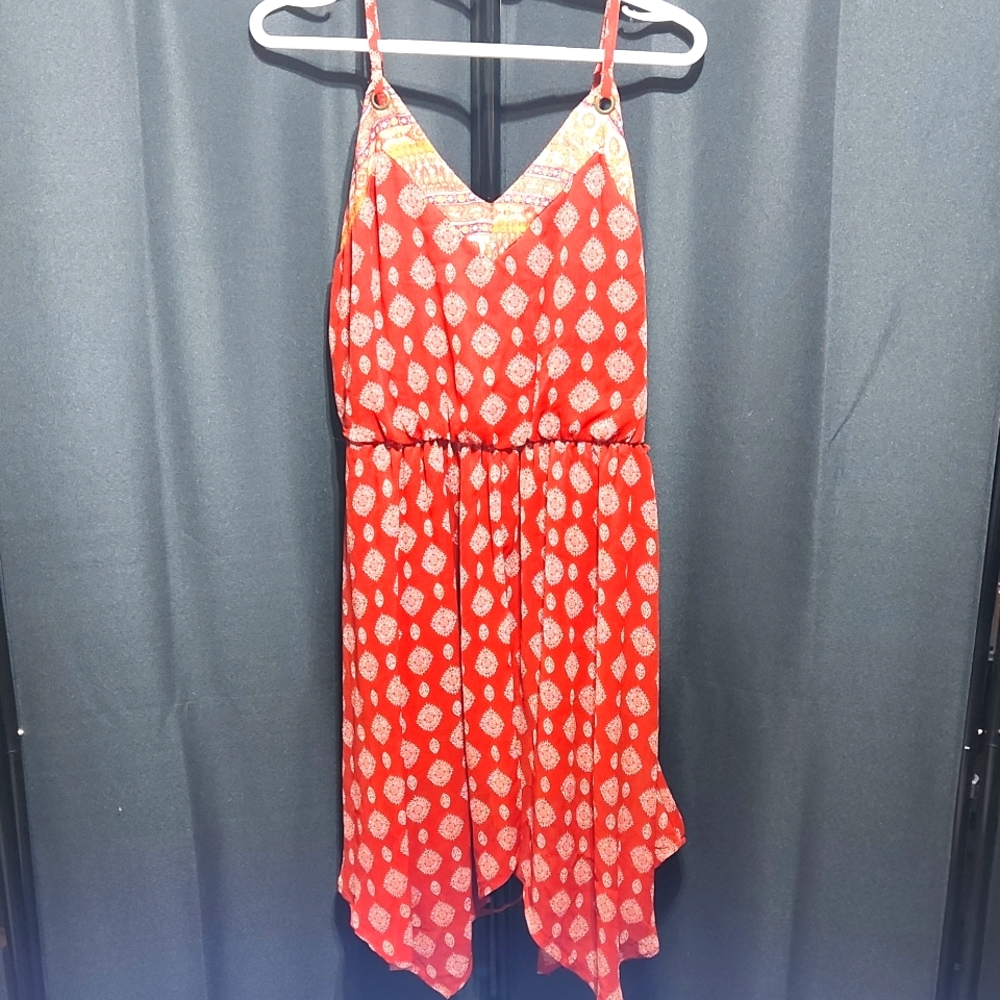 xhilaration size small rusty orange summer dress